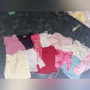 12 Colorful Women's Clothing Bundle tops
